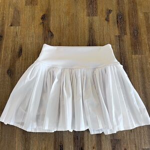 ALO Yoga White Tennis Skirt